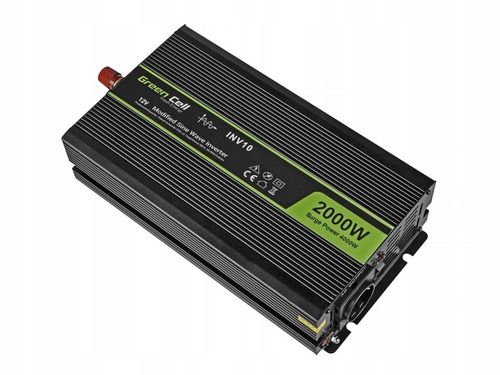Przetwornica GREEN CELL 12V/230V 2000W/4000W na Arena.pl
