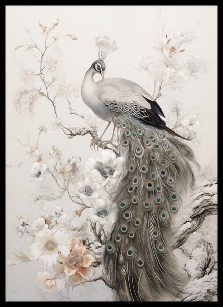 Plakat 39,5x55cm Pawia Gracja zdjęcie 2