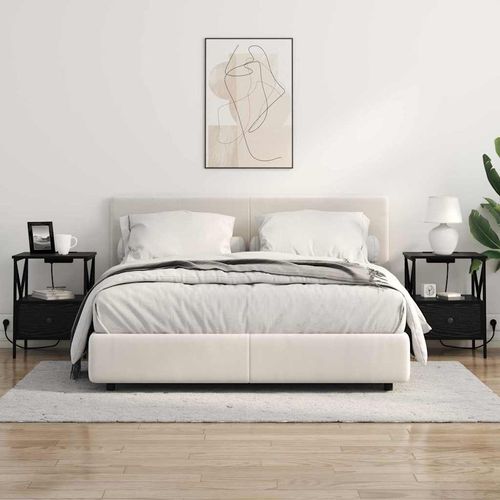 Szafka Nocna z szufladą Czarny dąb 41.5 x 40.5 x 55 cm na Arena.pl