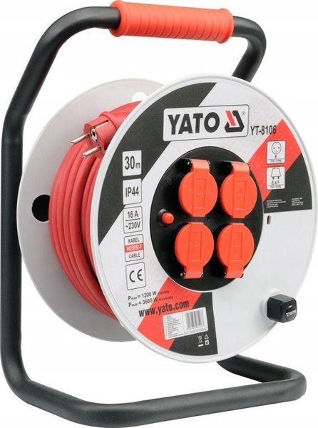PRZEDŁUŻACZ BĘBNOWY 3X2,5 40M YATO zdjęcie 2