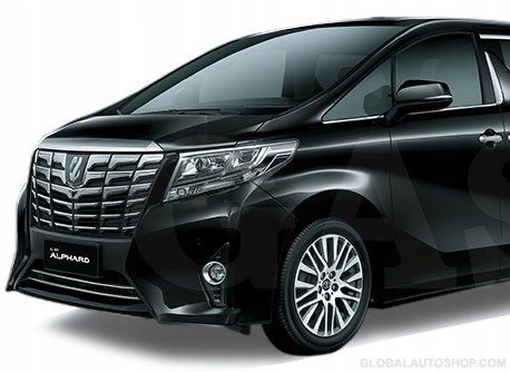 Toyota Alphard - Chromowane Listwy Chrome Grill Atrapy Zderzaka Tuning zdjęcie 3
