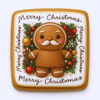 CIASTKO LUKROWANE MAMIK FAMILY DZIADEK ANYŻ ROZ.XL KWADR RĘCZNIE ROBIONE