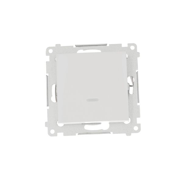 Simon54 Łącznik jednobiebunowy podświetlany DW1L.01/11 biały zdjęcie 5