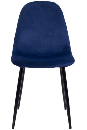 Krzesło tapicerowane GIULIA VELVET BLUE na Arena.pl