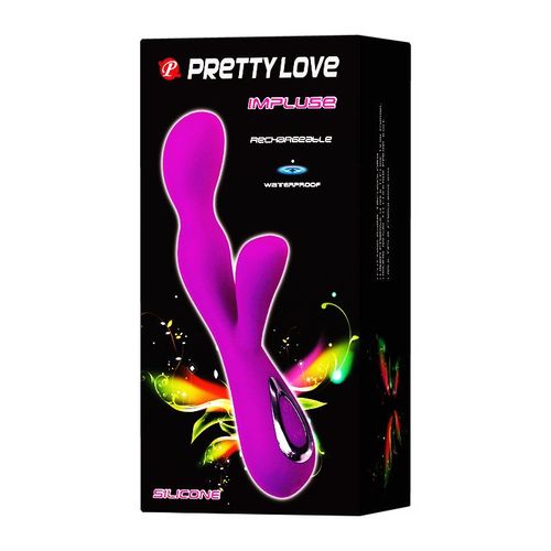 Futurystyczny Wibrator Silikonowy Wielofunkcyjny Pretty Love Impulse na Arena.pl