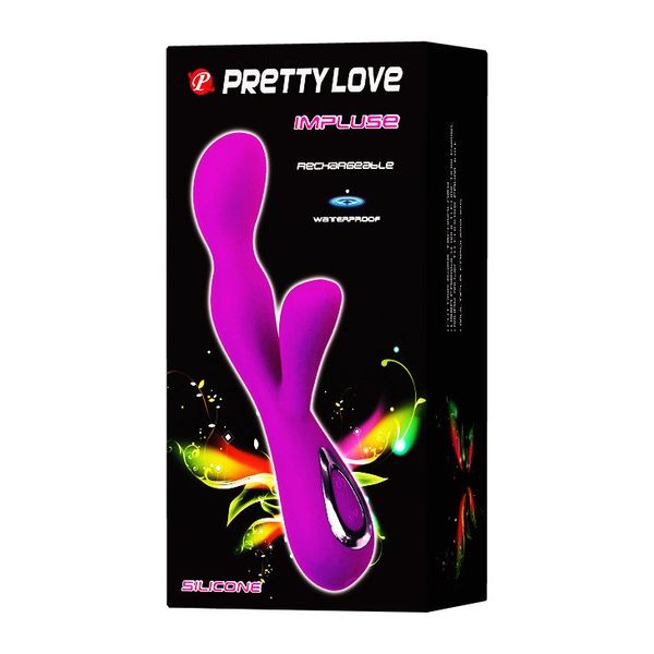 Futurystyczny Wibrator Silikonowy Wielofunkcyjny Pretty Love Impulse zdjęcie 11