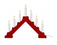 ŚWIECZNIK ADWENTOWY LED 30 CM 7 RAMION DEKORACJA