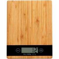 WAGA KUCHENNA BAMBUSOWA ELEKTRONICZNA DOTYK 5kg 1g