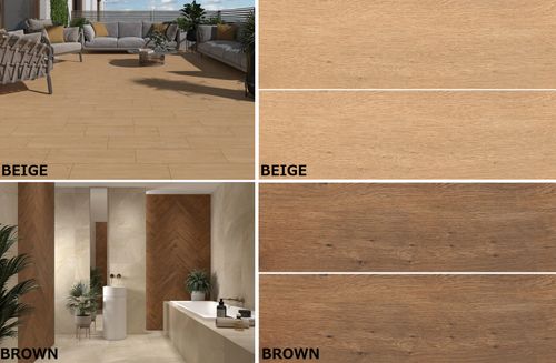 gres 17,5/60 cm steelwood beige brown matowy-satynowy cerrad na Arena.pl