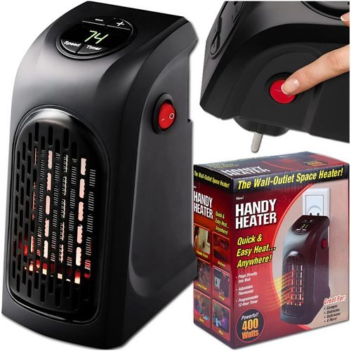 TERMOWENTYLATOR FARELKA ELEKTRYCZNA GRZAŁKA Z REGULACJA TEMPERATURY + TIMER na Arena.pl