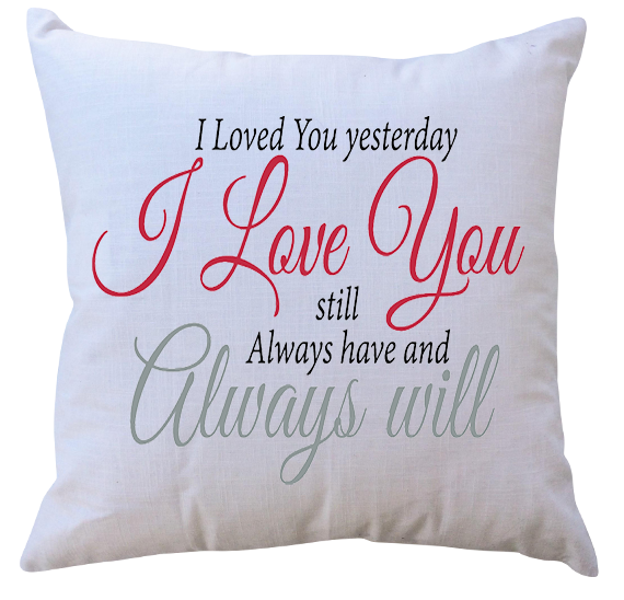 Poduszka Kocham Cię zdjęcie 1