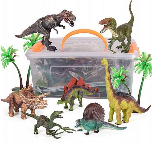 DUŻY ZESTAW FIGURKI DINOZAUR + MATA JURASSIC WORLD na Arena.pl