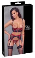 Shelf Bra Set Black/Red M