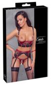 Shelf Bra Set Black/Red M