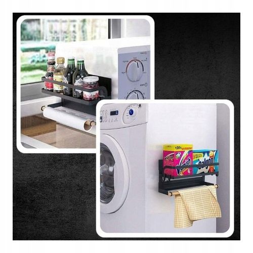 PÓŁKA KUCHENNA NA PRZYPRAWY MAGNETYCZNA ORGANIZER NA LODÓWKĘ ŚCIANĘ na Arena.pl