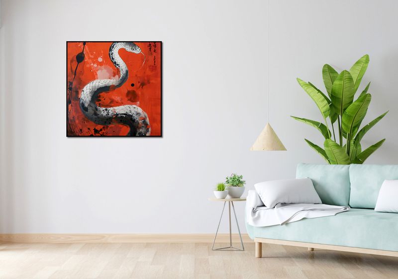 Plakat 80x80cm Smoczy Oddech Węża zdjęcie 4