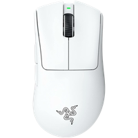 razer mysz gamingowa deathadder v3 pro, white edition, ergonomic