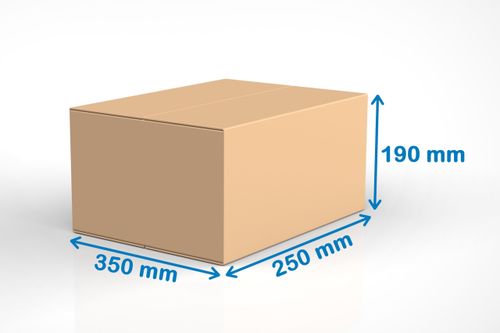 Karton Klapowy 350x250x190mm 380g/m2 na Arena.pl