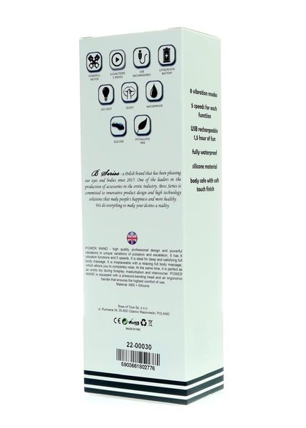 Stymulator-Rechargeable Power Wand - Pink zdjęcie 6