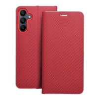 Kabura LUNA Book Carbon do SAMSUNG A15 4G / A15 5G czerwony