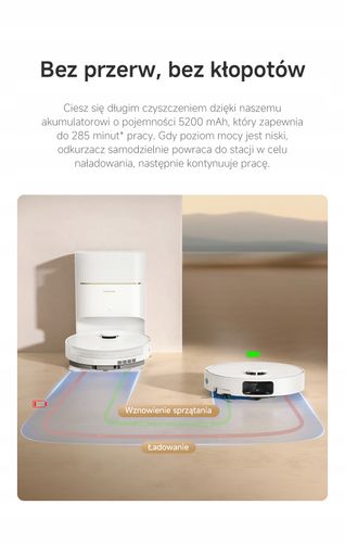 Robot sprzątający Dreame D20 Pro Plus biały na Arena.pl