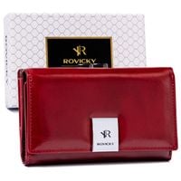 portfel damski skóra+pu rpx-23-4-8025 red