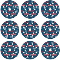 KRĄŻEK ŚCIERNY FOLIA EXPERT O780 125MM 9PC - B 2608902407