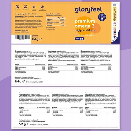 OMEGA 3 DHA EPA W WYSOKICH DAWKACH 1000mg na kapsułki 120 PREMIUM na Arena.pl