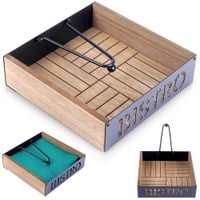 Serwetnik Stojak na Serwetki Chusteczki z Dociskiem Pojemnik Podajnik