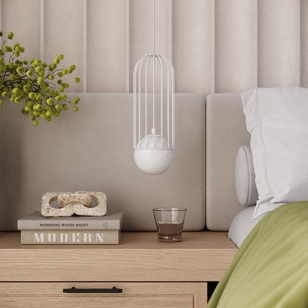 Lampa wisząca BRINA 3P biała zdjęcie 13