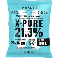 X-PURE 21,3% drożdże gorzelnicze na 100L megapack