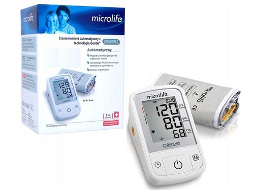 Microlife Ciśnieniomierz Automatyczny BP A2 Basic dzienniczek + zasilacz! na Arena.pl