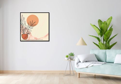 Plakat 80x80cm Widok nad Pustynią na Arena.pl