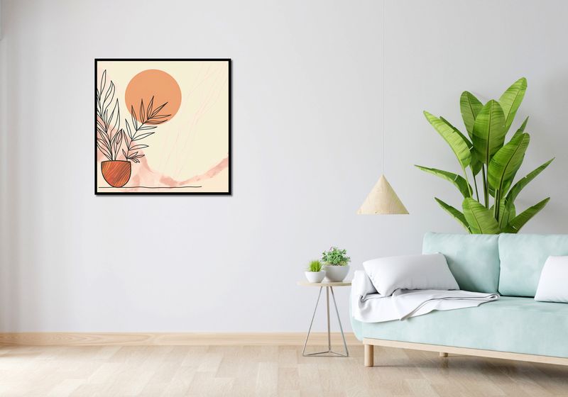 Plakat 80x80cm Widok nad Pustynią zdjęcie 4