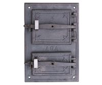 DRZWICZKI HERMETYCZNE ŻELIWNE DO PIECA DUŻE ZE SZNUREM NR 1 - K/DRZ ZEL 3