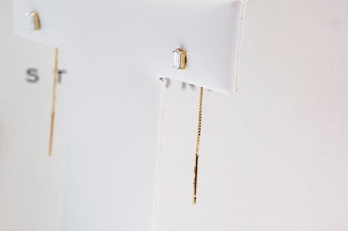 Złote kolczyki KYD0006 - Diament na Arena.pl