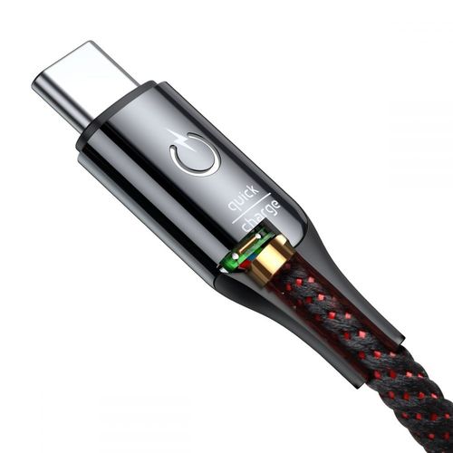 BASEUS C-SHAPED TYPE-C CABLE 100CM BLACK na Arena.pl