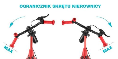 Milly Mally Rowerek biegowy Dragon z hamulcem Mint na Arena.pl