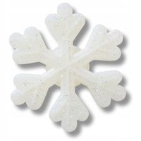 Crocs Jibbitz Przypinka Ozdoba Pin Do Butów White Snowflake 1