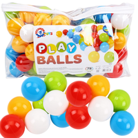 Piłeczki Do Suchego Basenu Piłki Zestaw 75 Szt Technok  8874