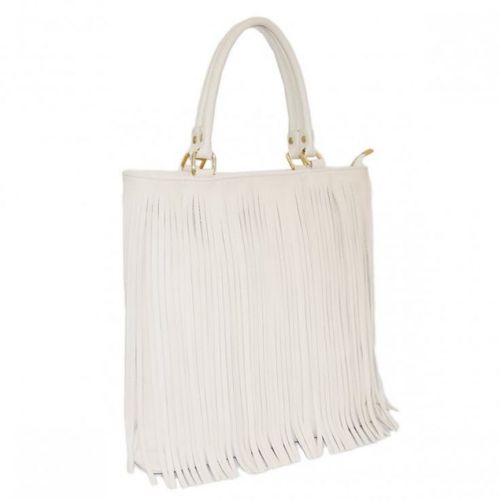 Borsa in Pelle Shopper Sofia Ecru na Arena.pl