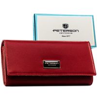 portfel damski skóra+pu ptn ps401-hnl-2814 red
