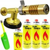 PALNIK GAZOWY MOSIĘŻNY LUTLAMPA GRILL + 4x GAZ ALPEN + ZAPALNICZKA