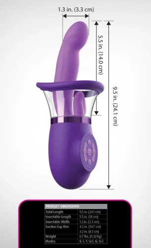 fantasy for her pleasure pro plus violet - wielofunkcyjny system na Arena.pl