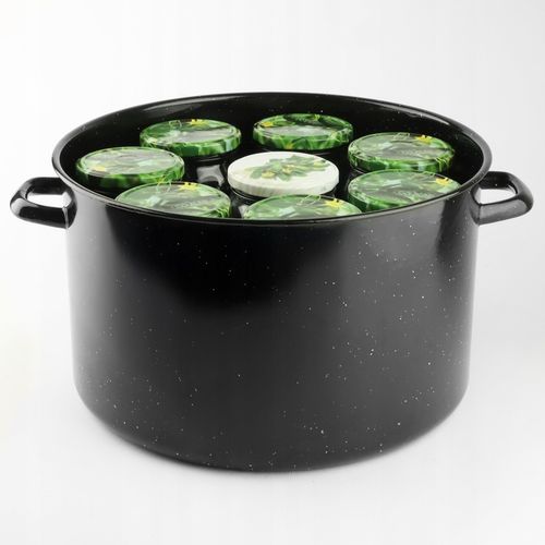 Powidlak emaliowany 15L garnek do pasteryzacji słoików wekowania 32cm na Arena.pl