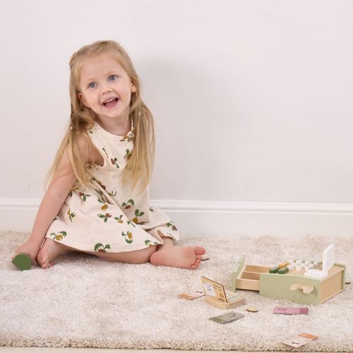 VIGA PolarB Drewniana Kasa Sklepowa Zielona na Arena.pl