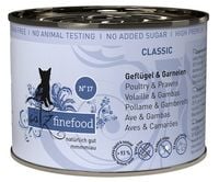 Catz Finefood Classic N.17 Drób I Krewetki Puszka 200G