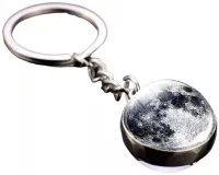 Brelok Księżyc - Prezent dla Fanów Kosmosu