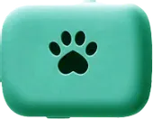 Gumowe etui do lokalizatora dla zwierzaka Locon BZ.02 (turkusowy)