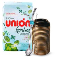 Zestaw Startowy Yerba Mate Union Hierbas Serranas + Akcesoria